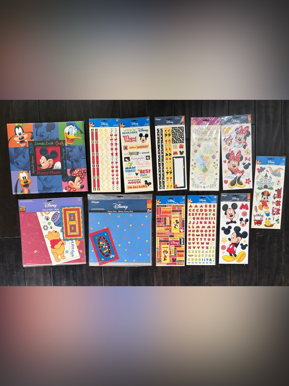 HUGE Vintage Sandylion Disney Scrapbook, Paper & Sticker Lot! Most NIP